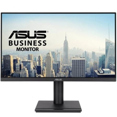 Monitor Profesional Asus VA249QGS 23.8'/ Full HD/ Multimedia/ Regulable en altura/ Negro